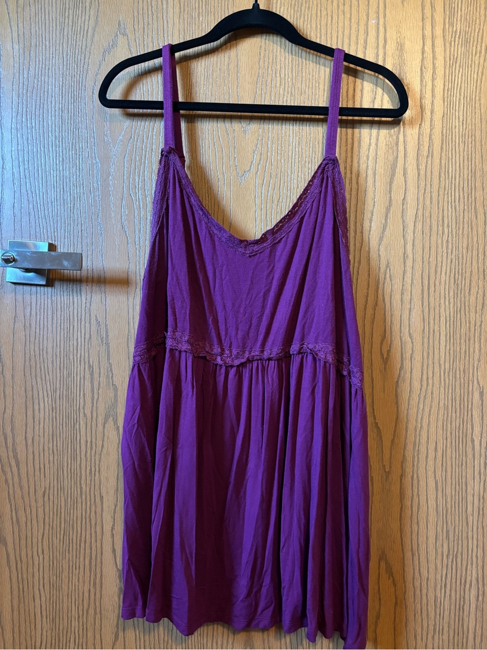 torrid Plum Purple Scoop Neck Knit Tank